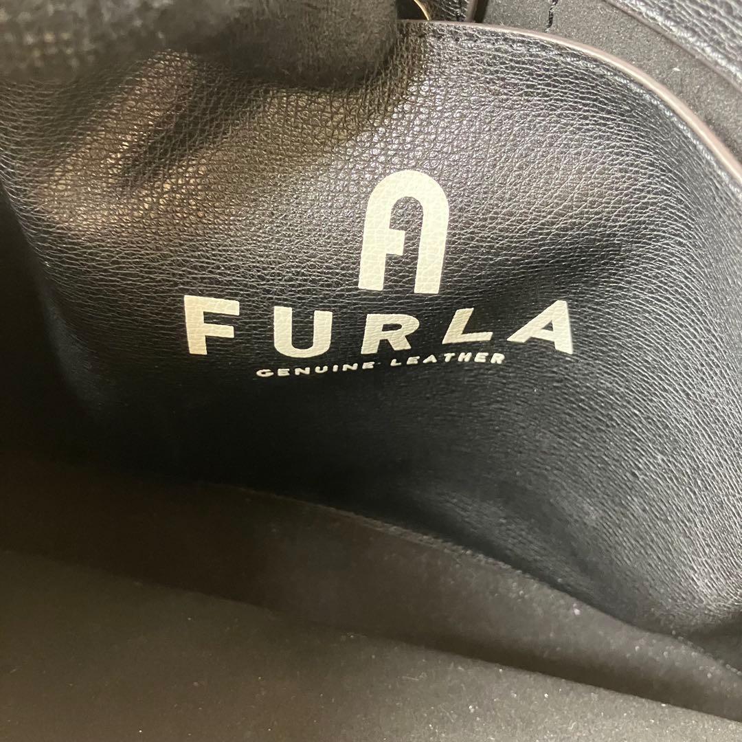 フルラ✨MAN ジョーヴェ L A4可 ３室 レザー 本革 黒 トートバッグ