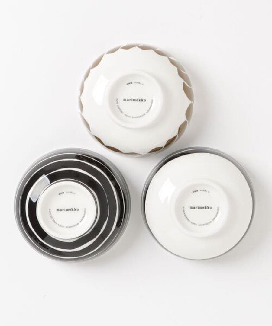 新品　マリメッコ marimekko ヒュライリュ Hyraily ボウル　3つ