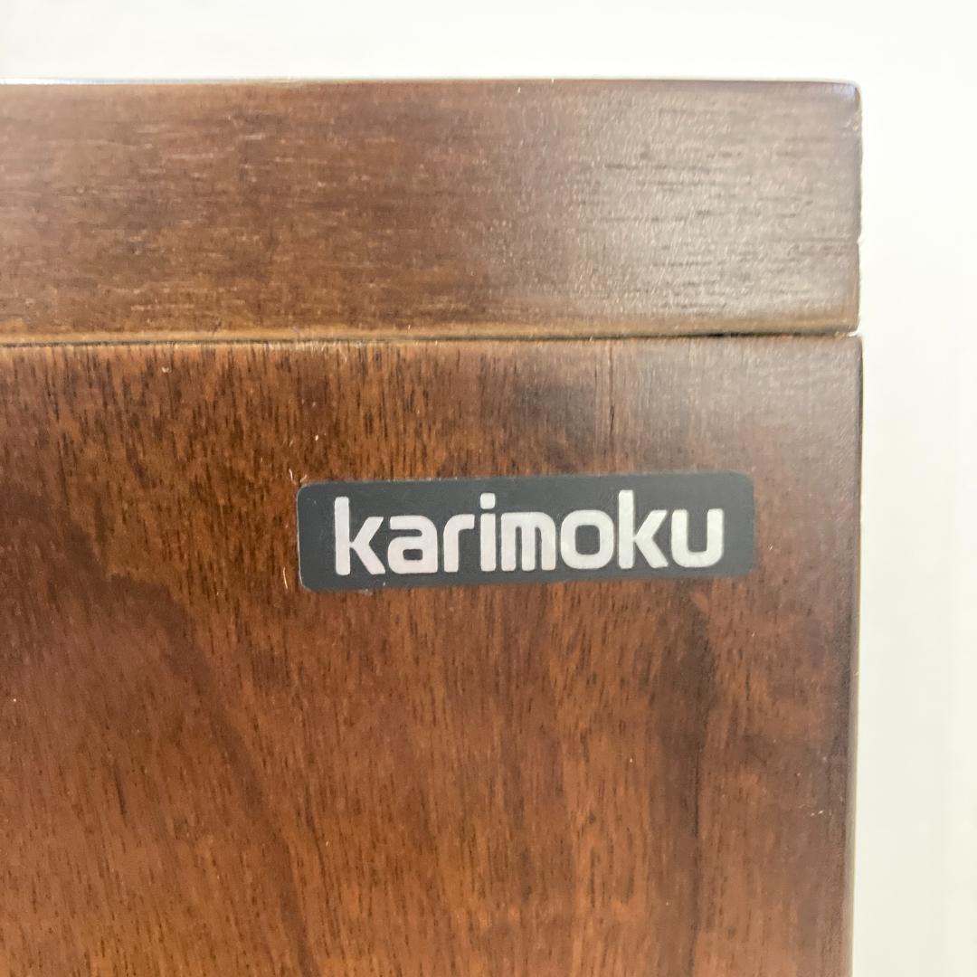 【カリモク】コロニアル　コーナーキャビネット テレビ台