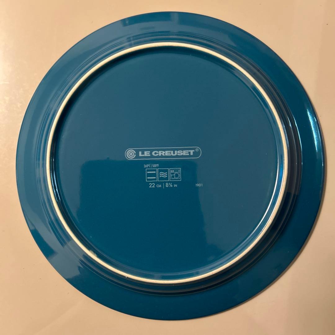新品　ル・クルーゼ　プレートセット 22cm 4枚
