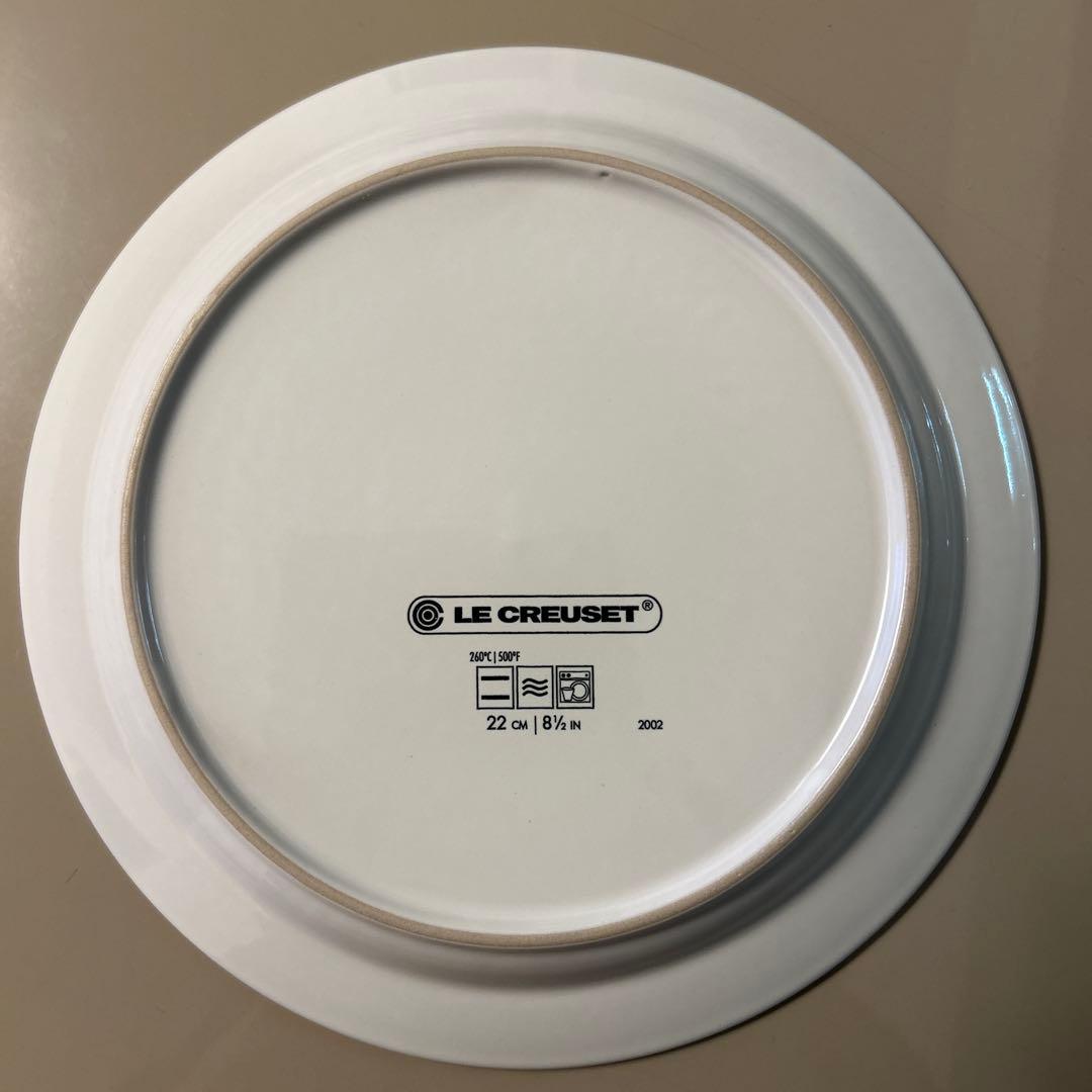 新品　ル・クルーゼ　プレートセット 22cm 4枚