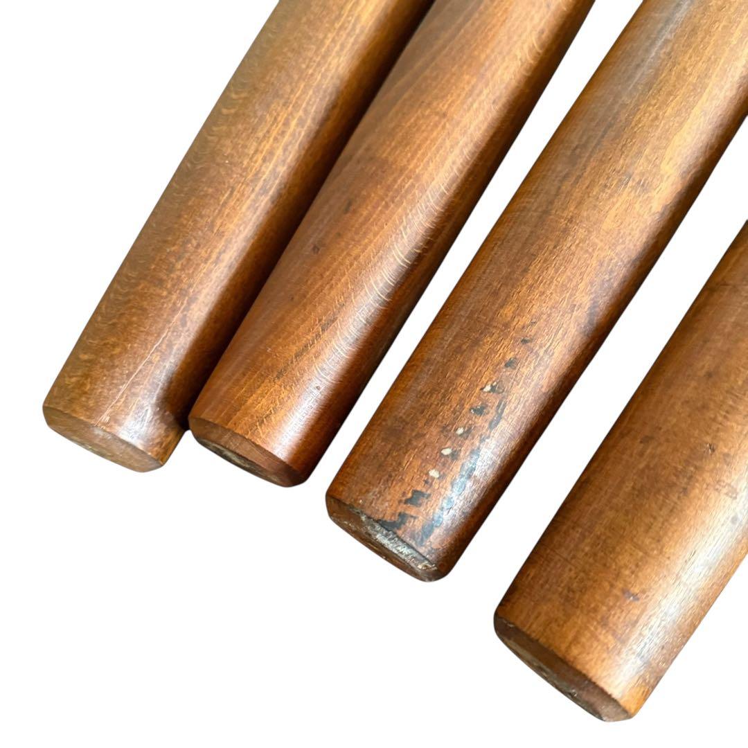 HR909 古いスピンドルレッグ　柏木工　ダイニングテーブル　ろくろ脚