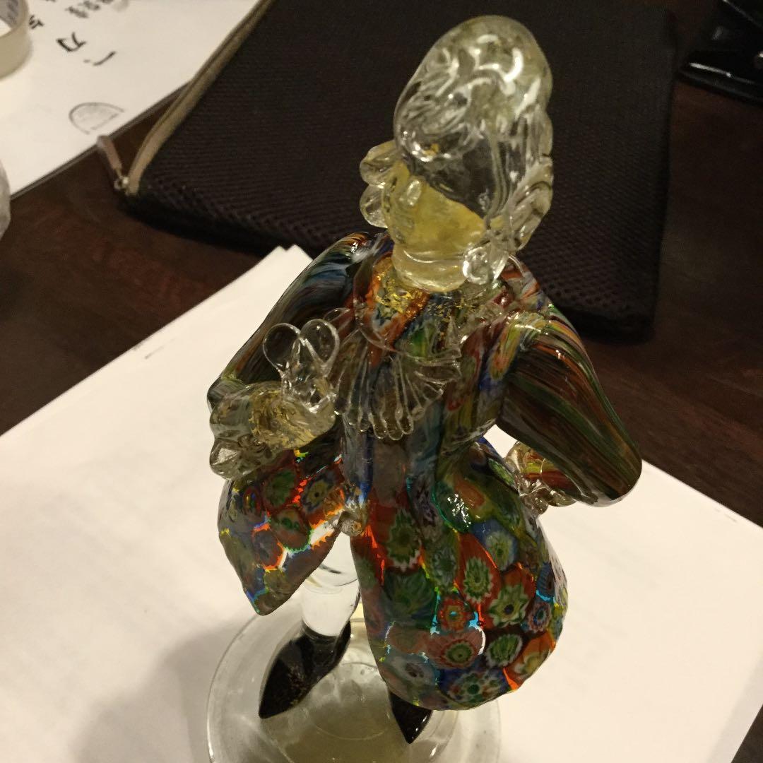 ベネチアングラス① お人形　新品未使用ですが破損