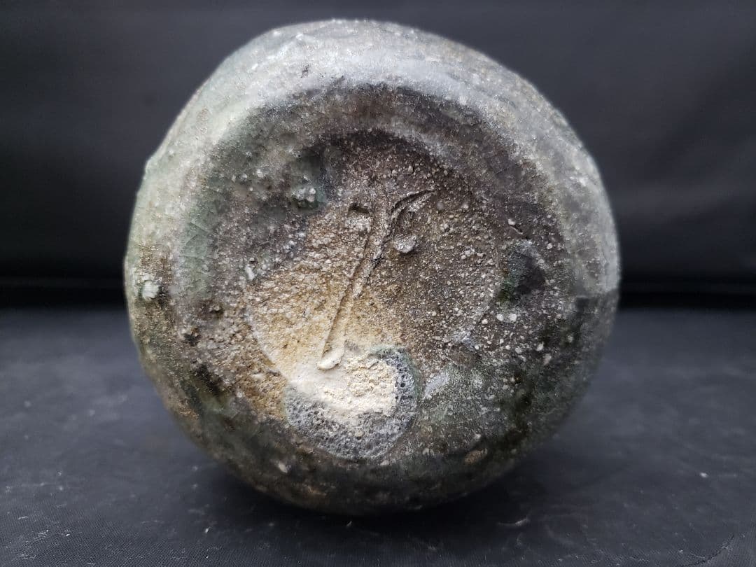 古谷和也　伊賀　瓢花入　花器　信楽　共箱