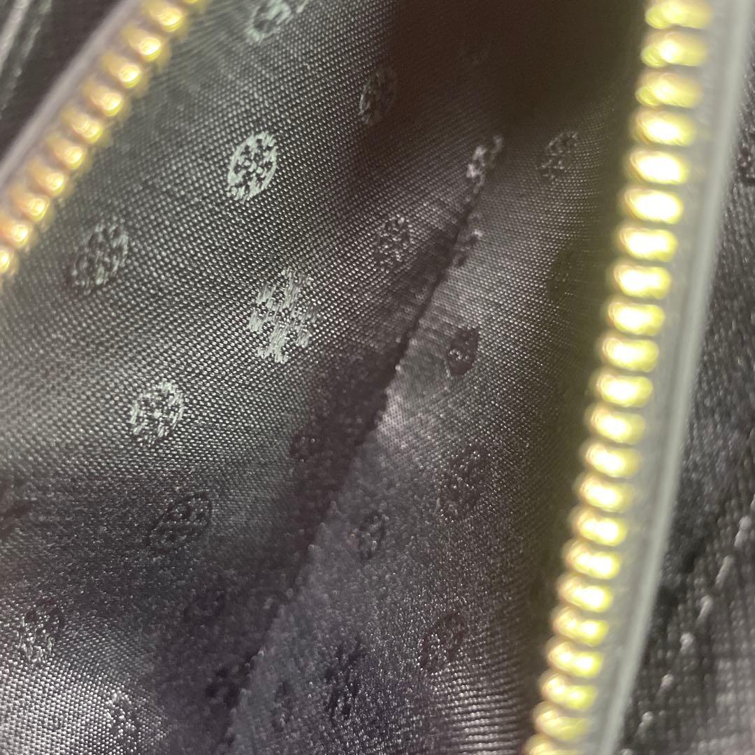 新品　トリーバーチ　長財布（黒）TORYBURCH ラウンドファスナー　ブラック