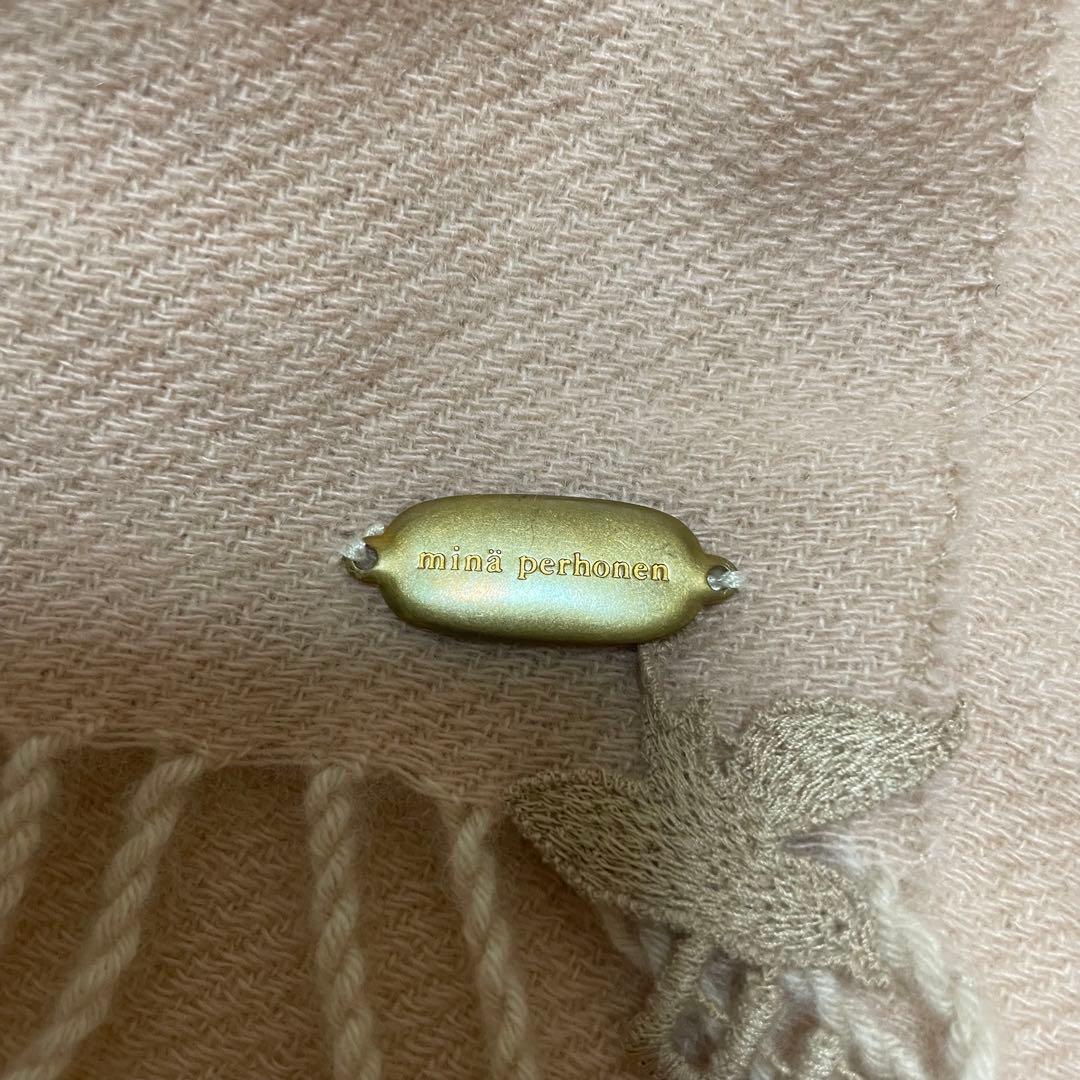 極美品♡ mina perhonenミナペルホネン ストール カシミヤ 100