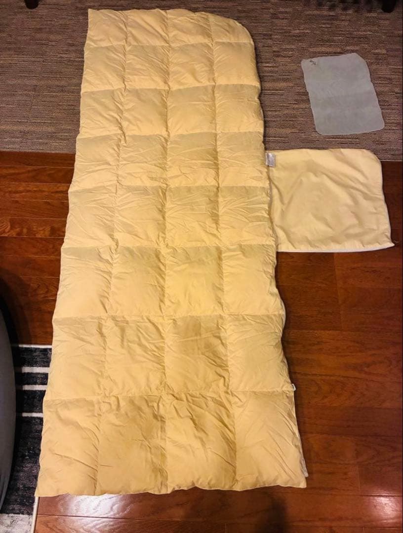 西川　ダウンシュラフ寝袋　羽毛布団150×200 エアピロー付き　未使用