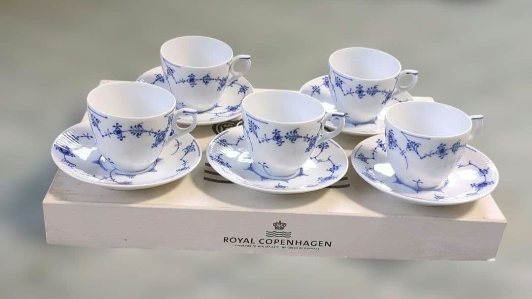 ★ロイヤルコペンハーゲン　カップ＆ソーサー5客セット★未使用★自宅保管品