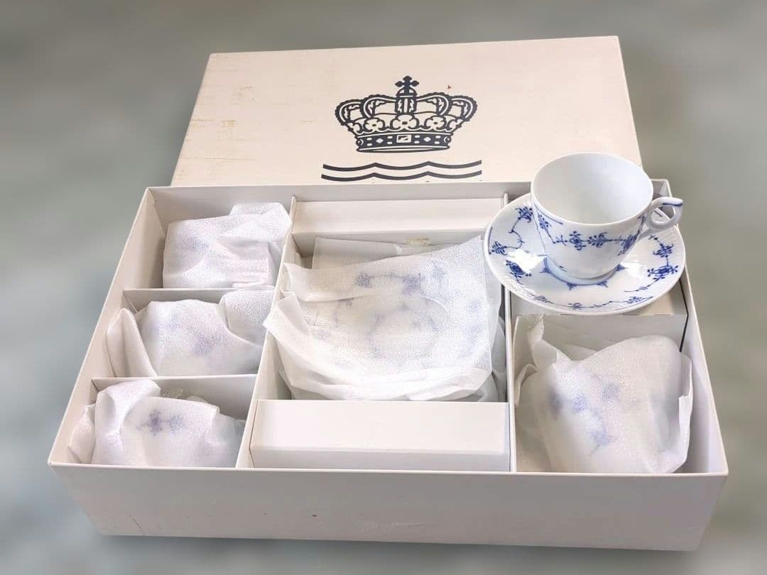 ★ロイヤルコペンハーゲン　カップ＆ソーサー5客セット★未使用★自宅保管品