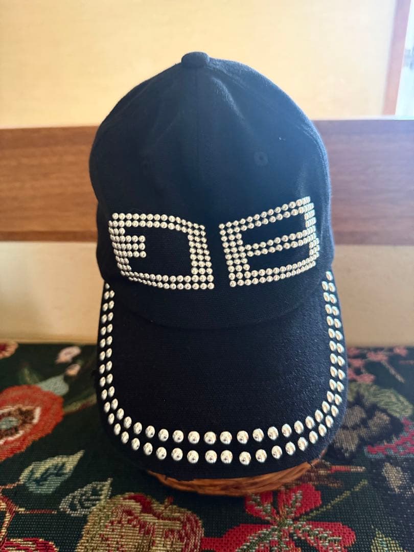 BEEDEN スタッズキャップ　BLACK