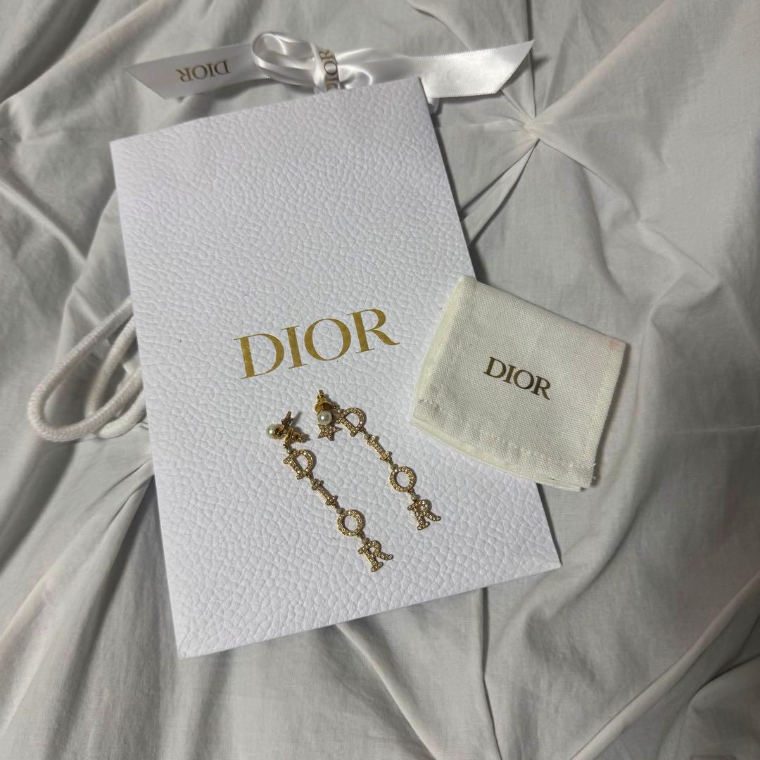 【最終値下げ】Christian Dior トライバル ロング ピアス GP