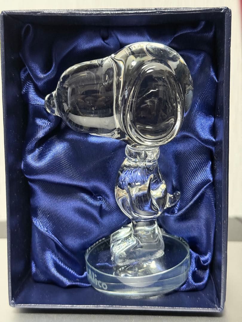 スヌーピー クリスタル 置物 非売品