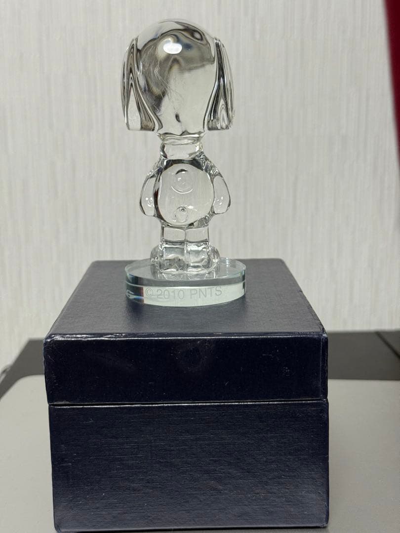 スヌーピー クリスタル 置物 非売品