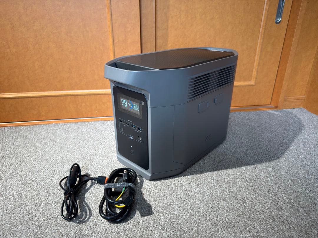 【新製品】EcoFlow Delta2 Max S 2,000Wh 【美品】