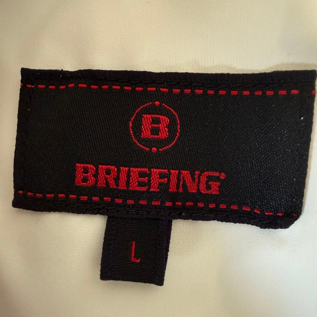 極美品　ブリーフィングゴルフ　パンツ　白　L〜XL相当 春夏　センタープレス