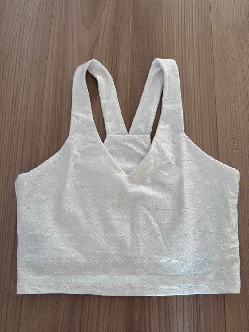 クロムハーツ CHプラスバックホースシュープリントリブタンクトップ