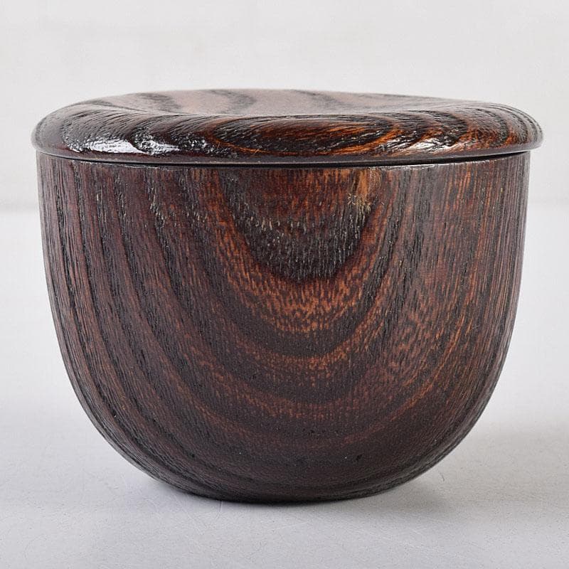 茶道具　桐製内金溜　棗　茶器　仕覆・時代箱付　V　R8643