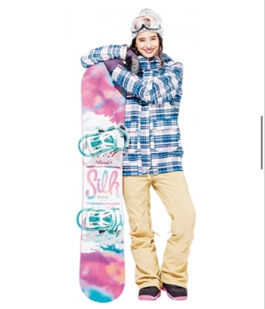 美品　SWIVELスウィベル　レディース　スノーボード4点　142cm かわいい