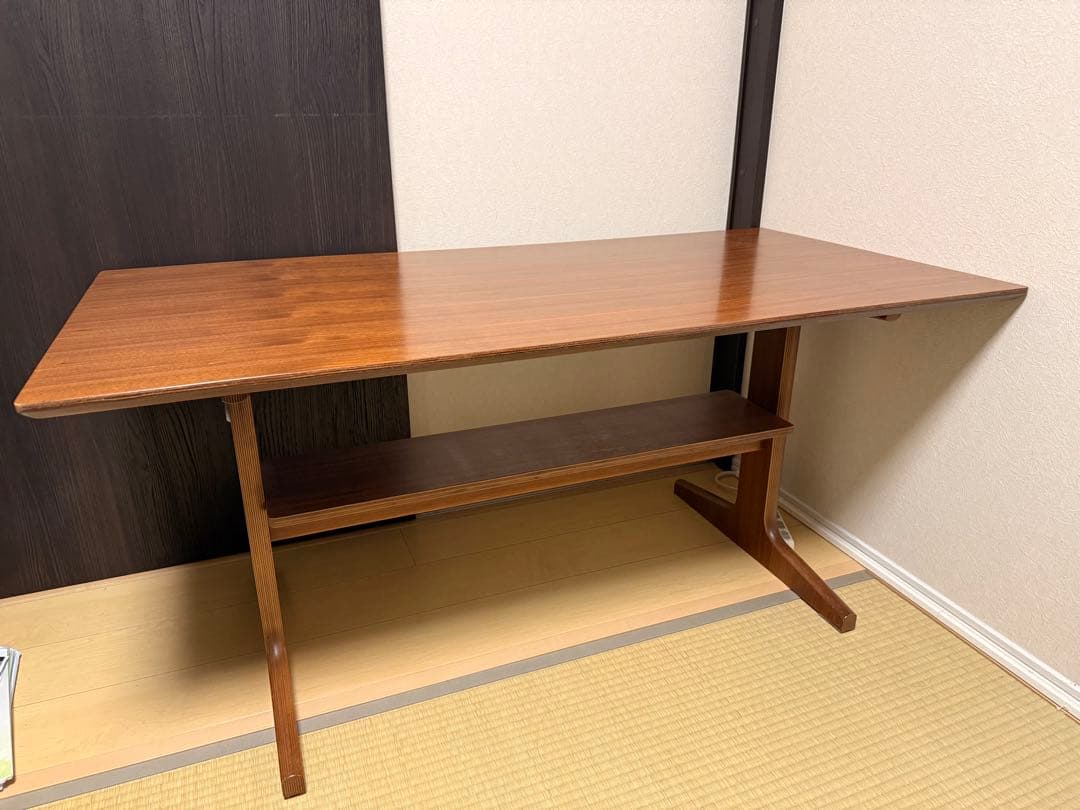 値下げ！！無印良品 リビングでもダイニングでもつかえる テーブル&チェアー2脚