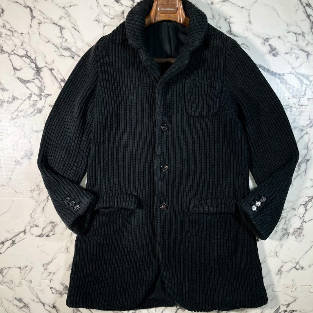 ✨定価12.9万✨UNDERCOVER ニット チェスターコート 2/M 黒