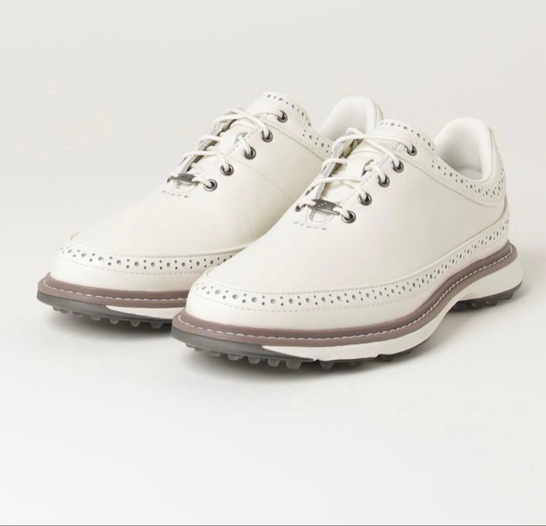 美品☆adidas MC80 ゴルフシューズ　White 26.5cm