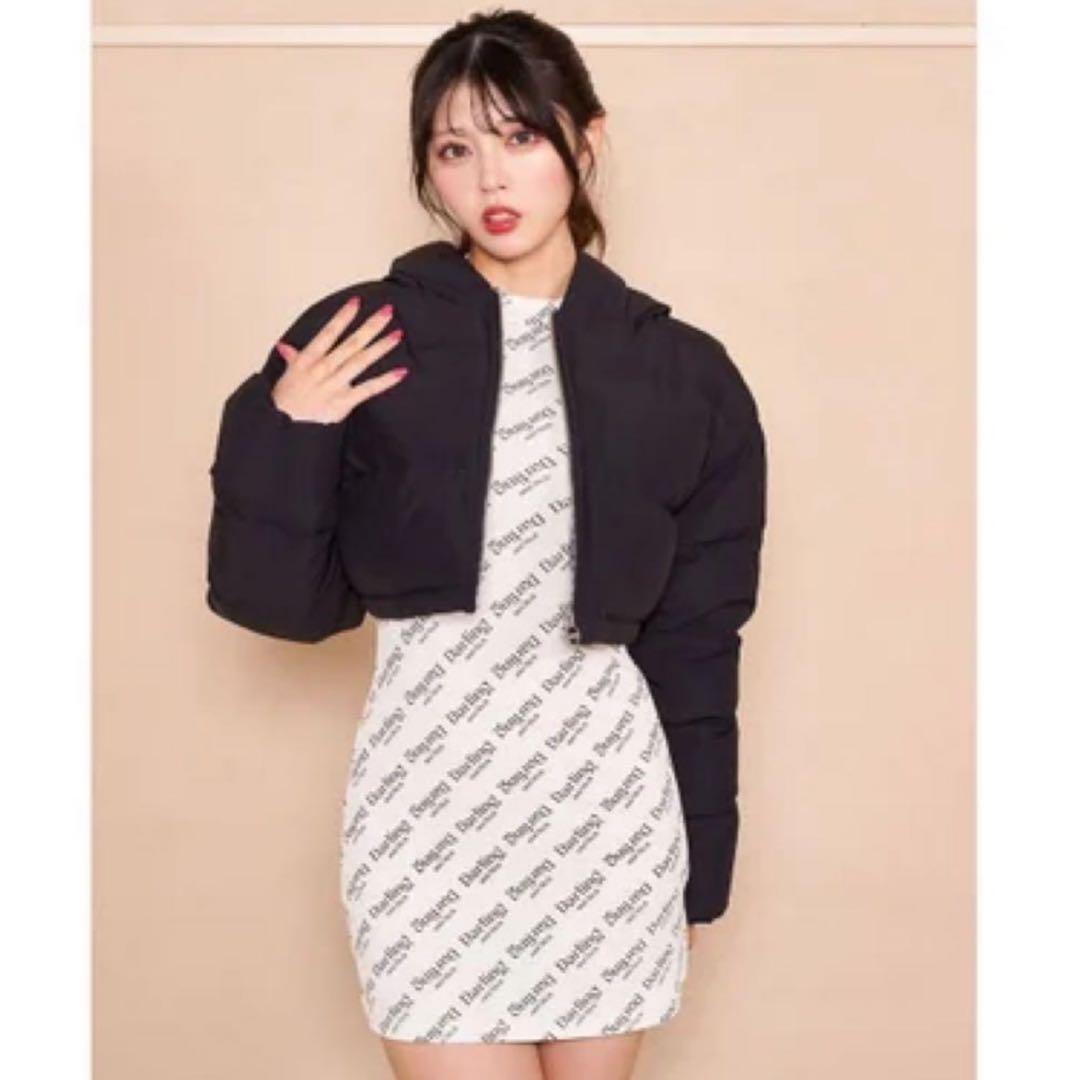 【Darich 】クロップドパフダウンジャケット　ブラック