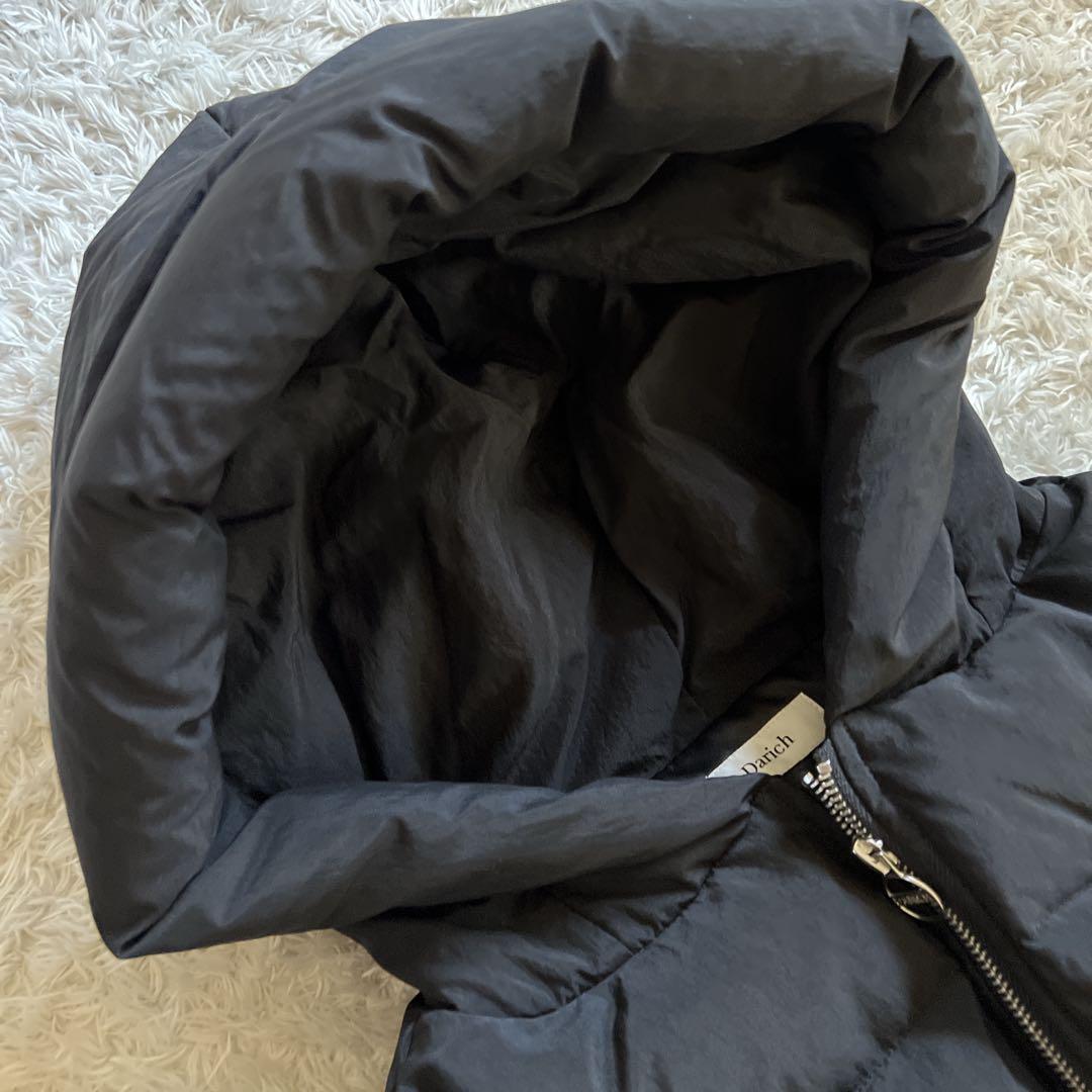 【Darich 】クロップドパフダウンジャケット　ブラック
