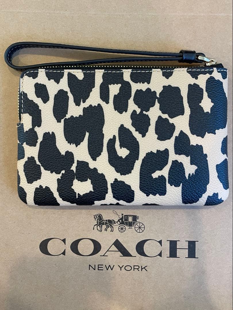 もん2点【ＣＷ859】レオパードポーチ【C6333】茶×黒ペンケース