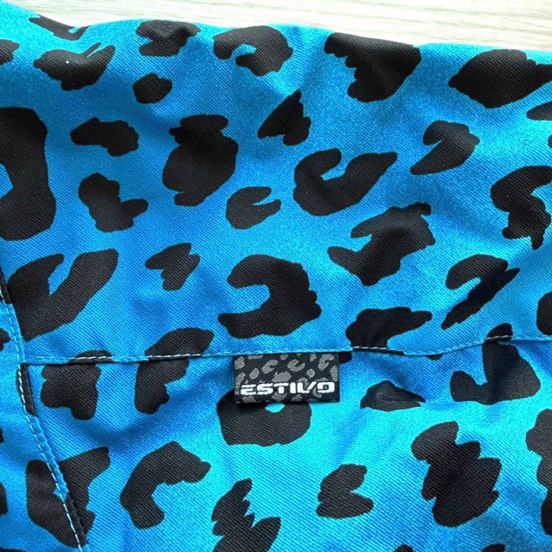 スノボウェア 上下セット M レオパード柄