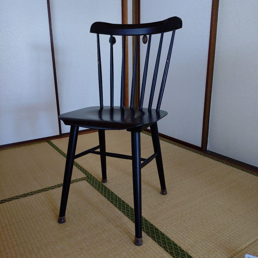 TON ダークブラウン　ウィンザーチェア　木製　椅子　②