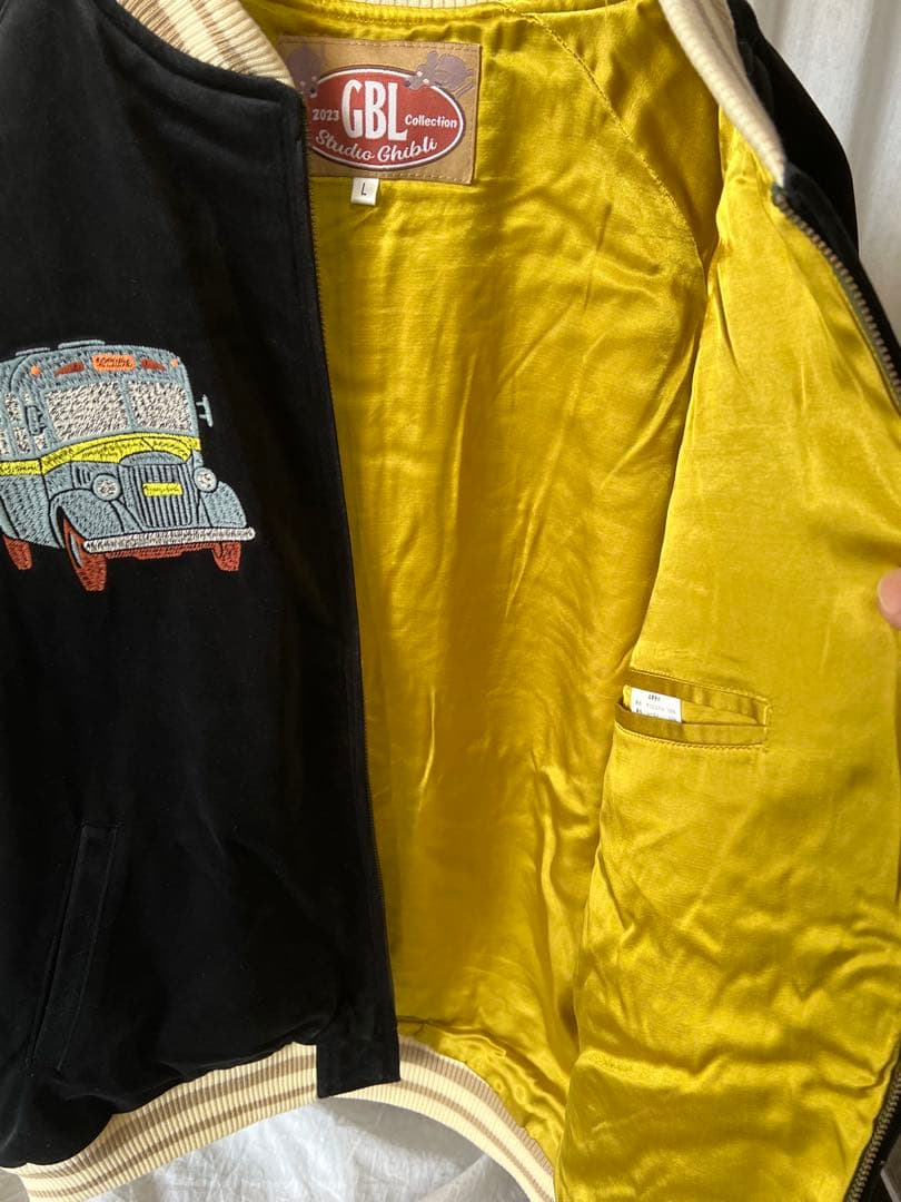 新品 ジブリ GBL となりのトトロ ネコバススカジャン Lサイズ