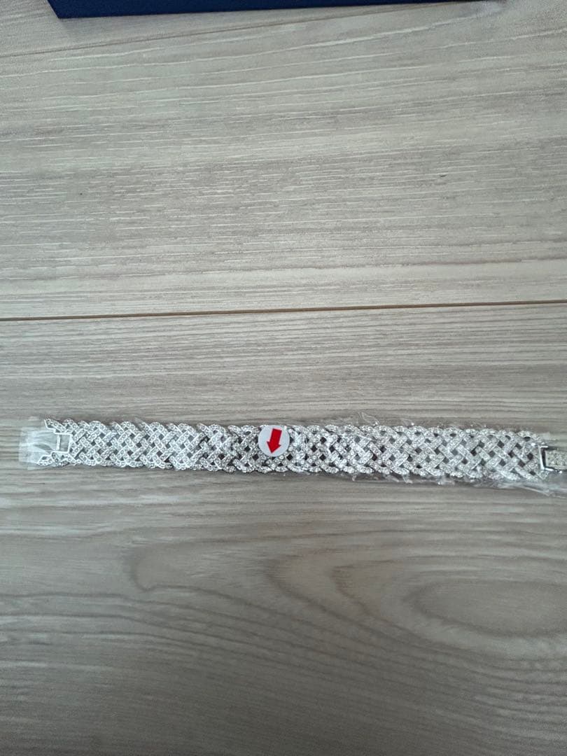 (配送代セット売り値引き交渉OK) Swarovski シルバー ブレスレット