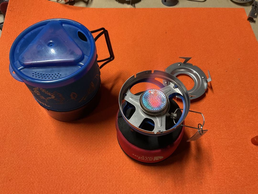 mont-bell JETBOILミニモブルーツリーカラーフルセット動作良好美品