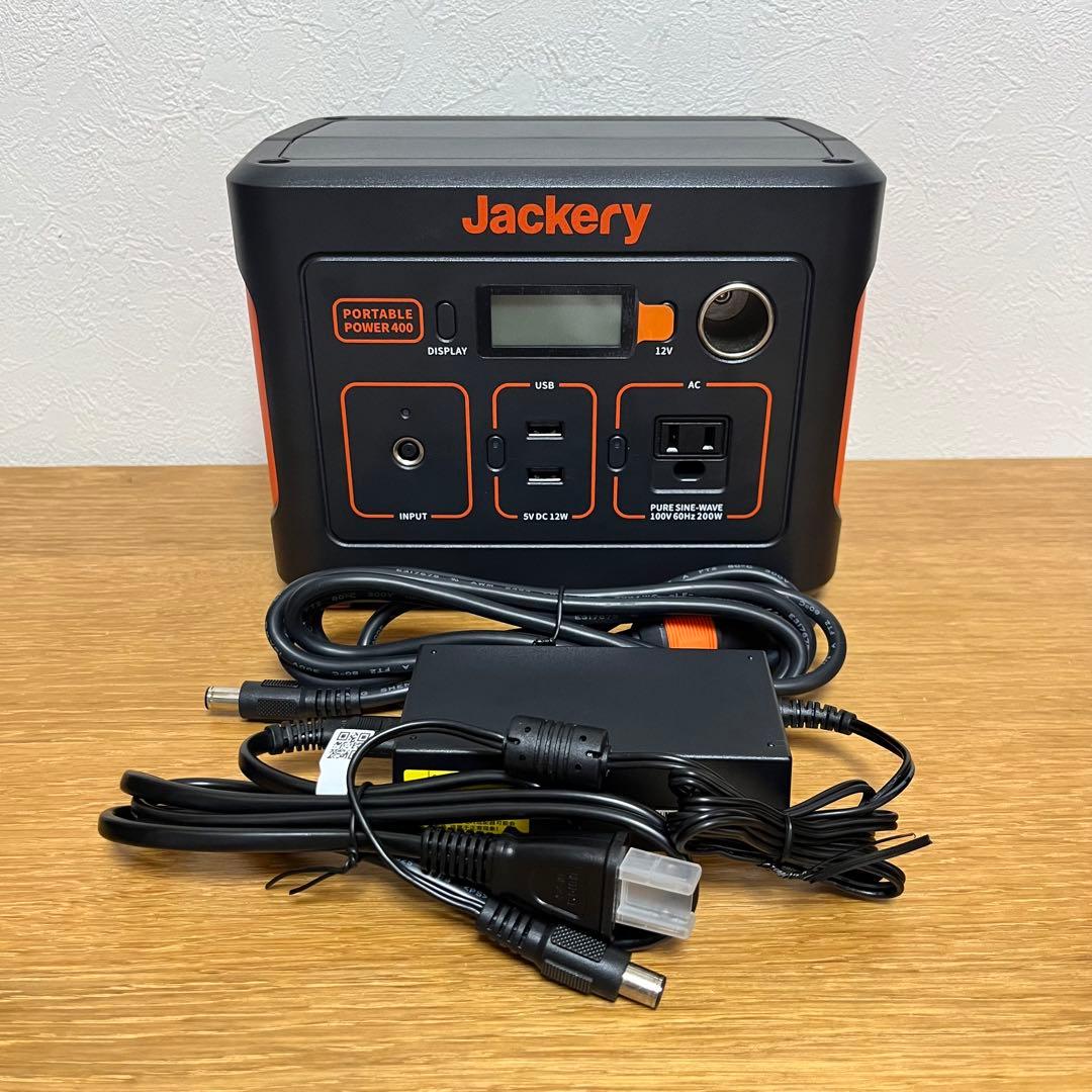 【美品】Jackery ポータブル電源400 PTB041 400W
