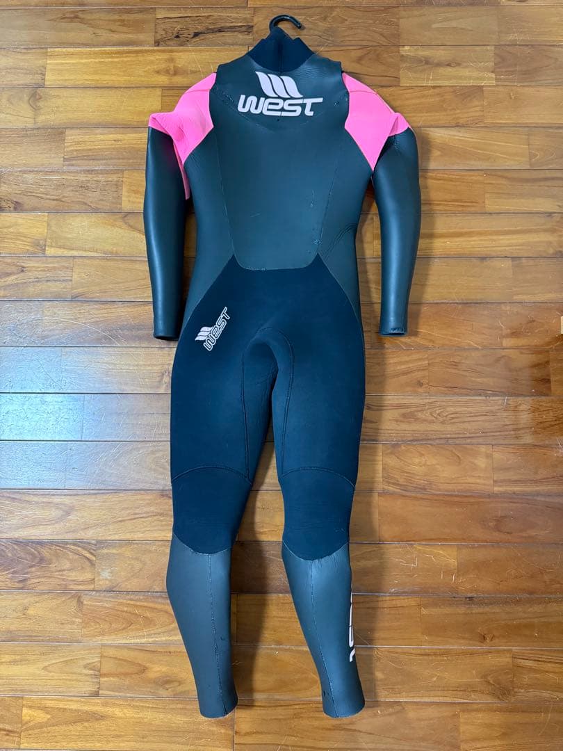 WEST セミドライスーツ ノンジップ レディース 5×3ミリ サーフィン