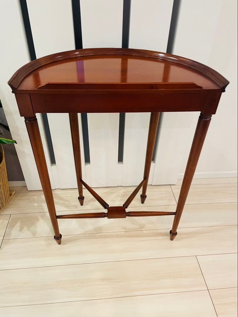 アンティーク調 コンソール 花台 サイドテーブル 飾り台 木製