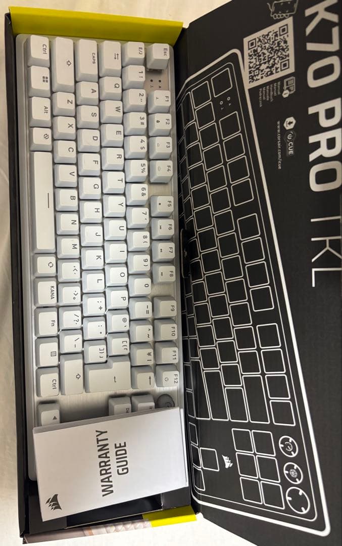 CORSAIR K70 PRO TKL ホワイト
