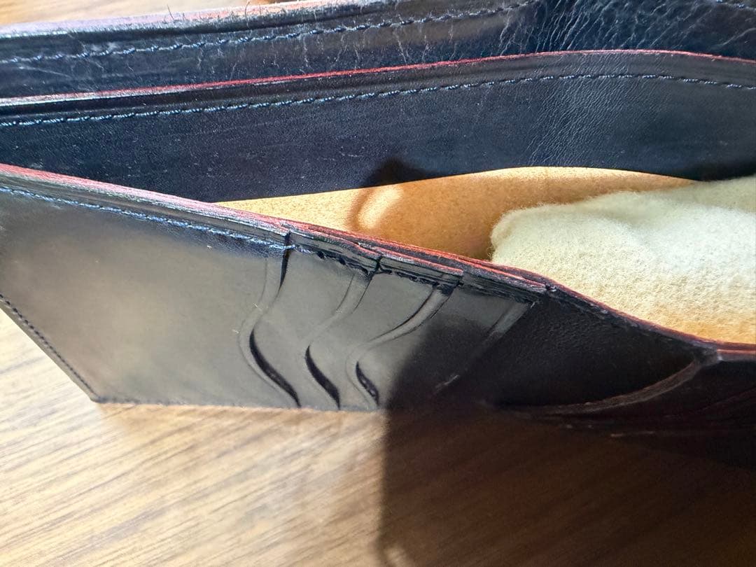 GANZO 二つ折り財布 カーフ