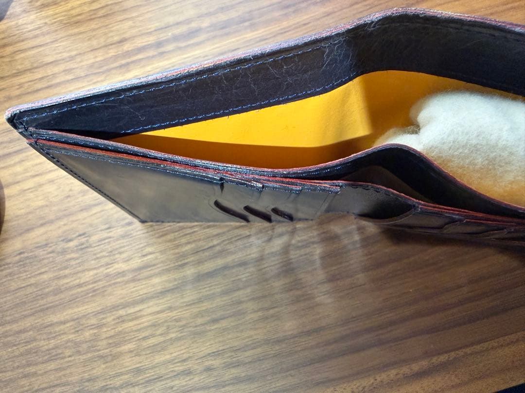 GANZO 二つ折り財布 カーフ