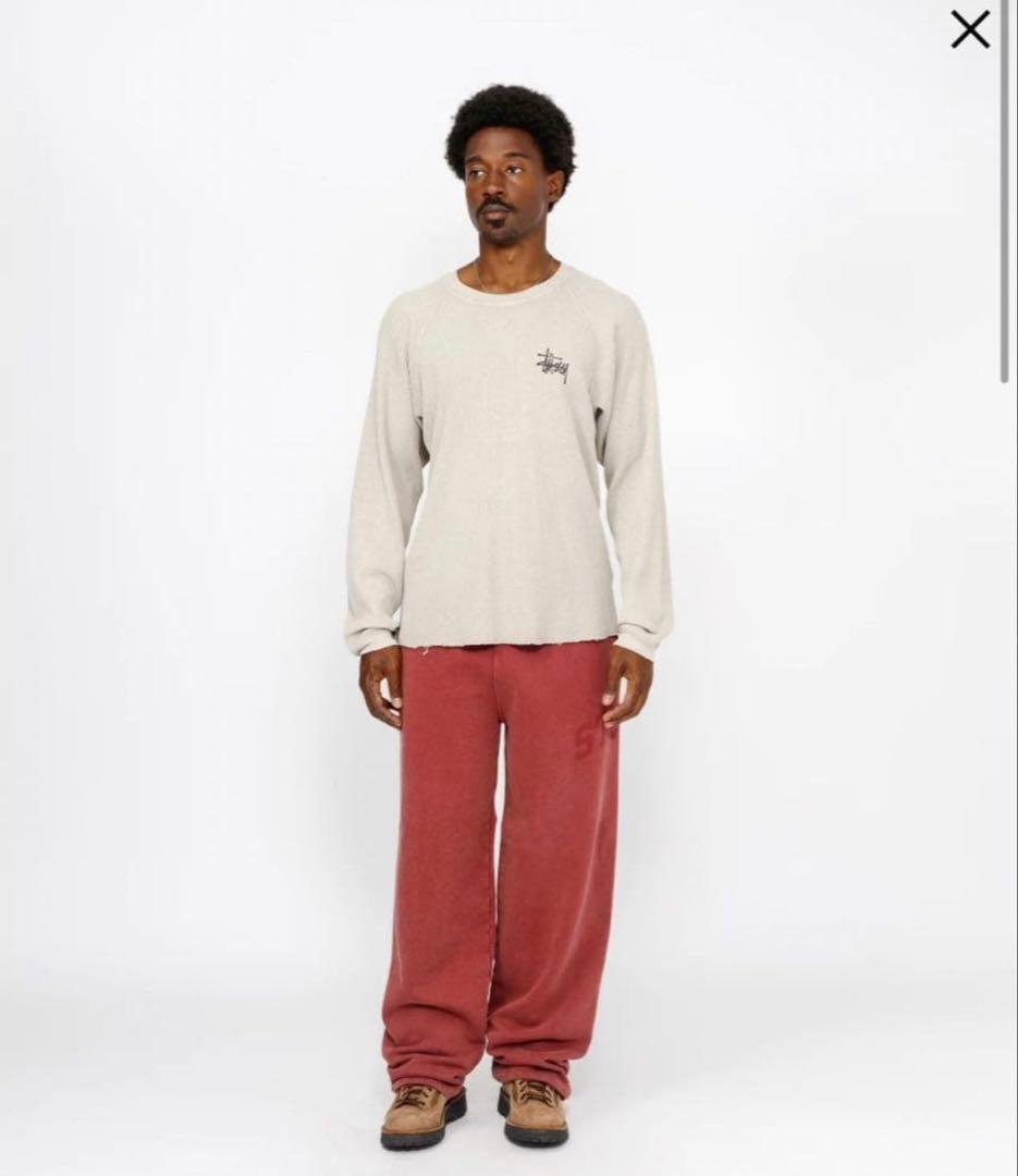STUSSY BASIC THERMAL Bone サマール　正規品