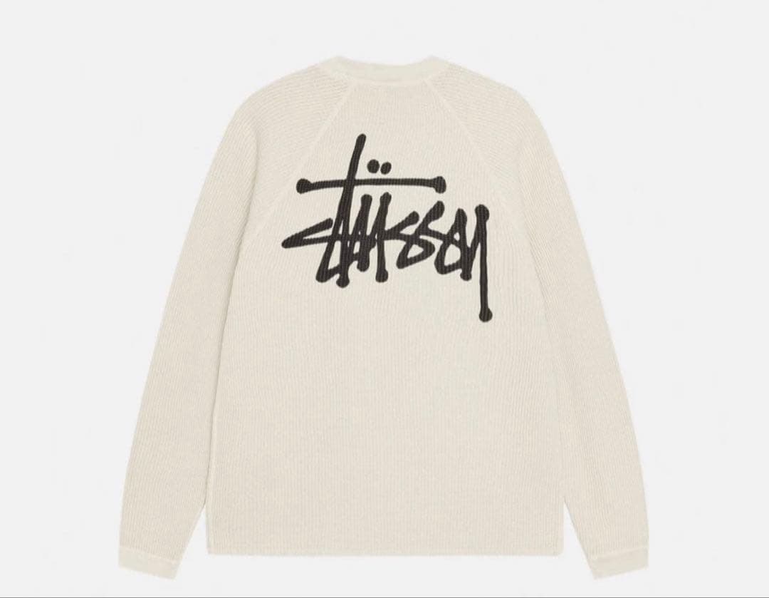STUSSY BASIC THERMAL Bone サマール　正規品