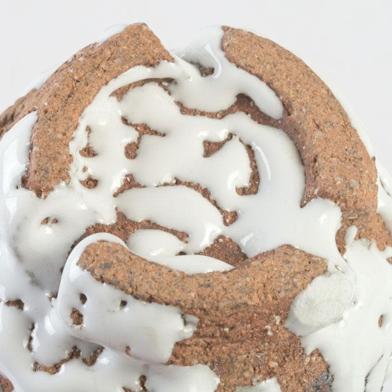 バラ　萩焼　三輪休雪造　盃　ぐい呑　共箱　V　9573