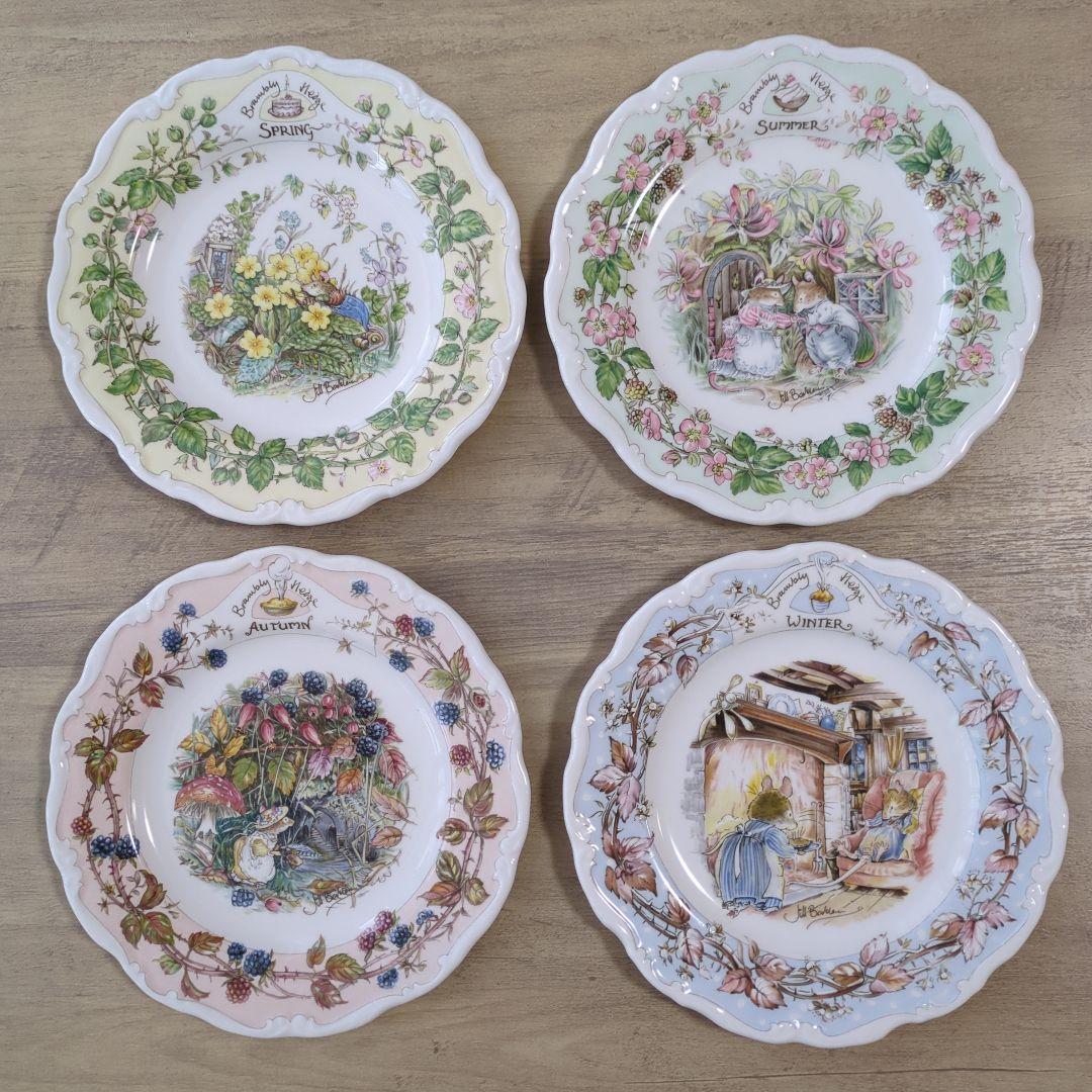 ロイヤルドルトン　ジル·バークレム1982　四季4枚セット【廃盤品】