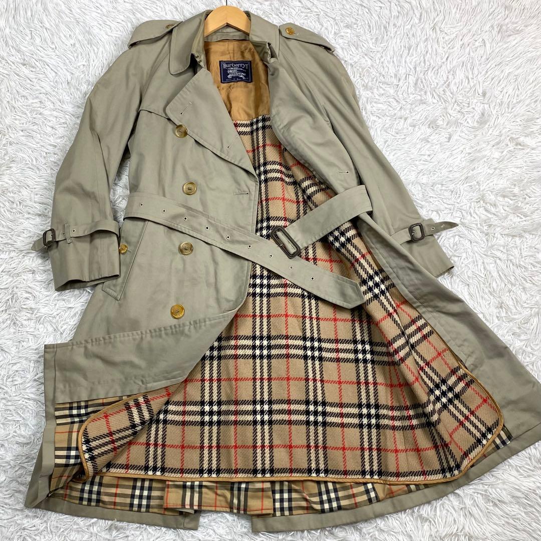 英国製✨Burberrys トレンチコート ライナー ベルト ノバチェック L