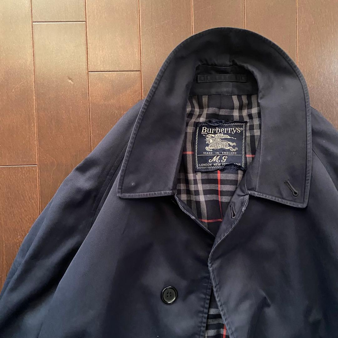80年代 Burberrys ステンカラーコート MADE IN ENGLAND