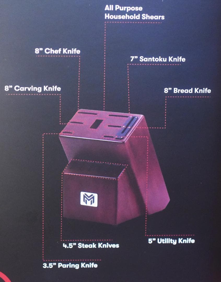 Master Maison◆ダマスカス鋼 シェフナイフ◆収納ボックス◆13本