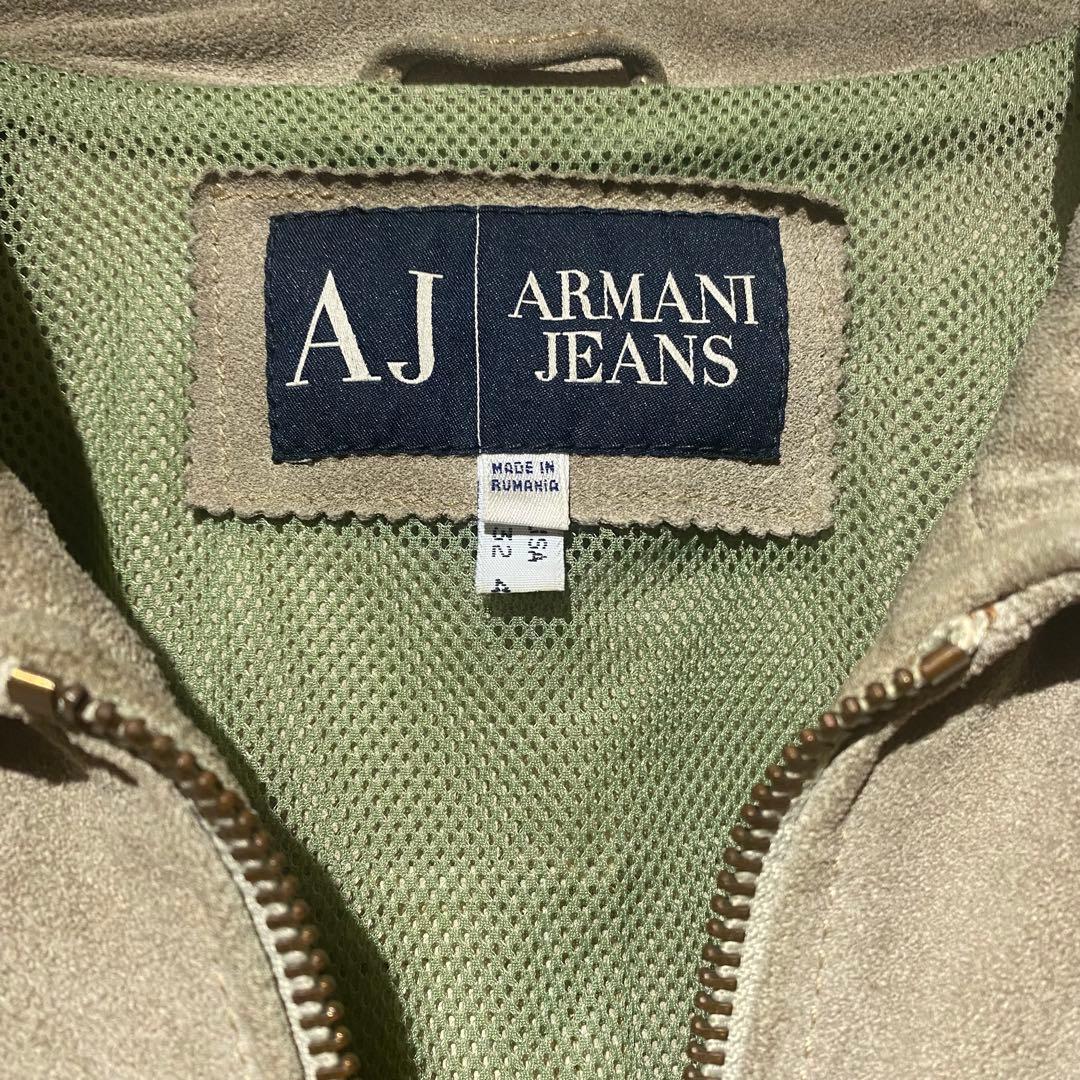 ARMANI スウェード　レザージャケット　size48