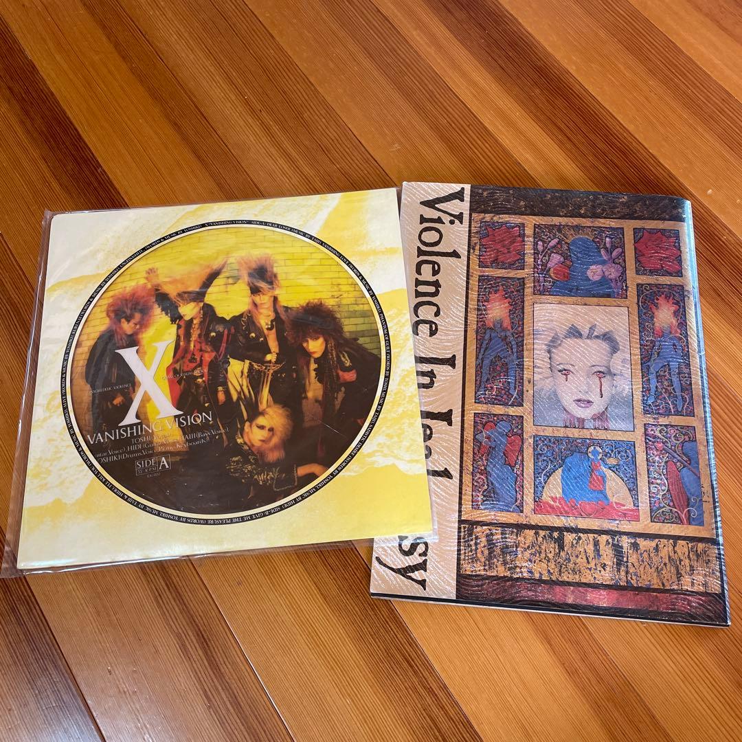 X エックス　VANISHING VISION 限定ピクチャー盤＋おまけ付き