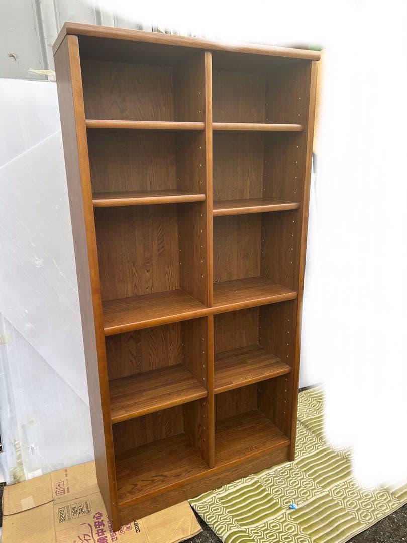 木製オープンシェルフ ブラウン 6棚　　※直接引き渡し希望！