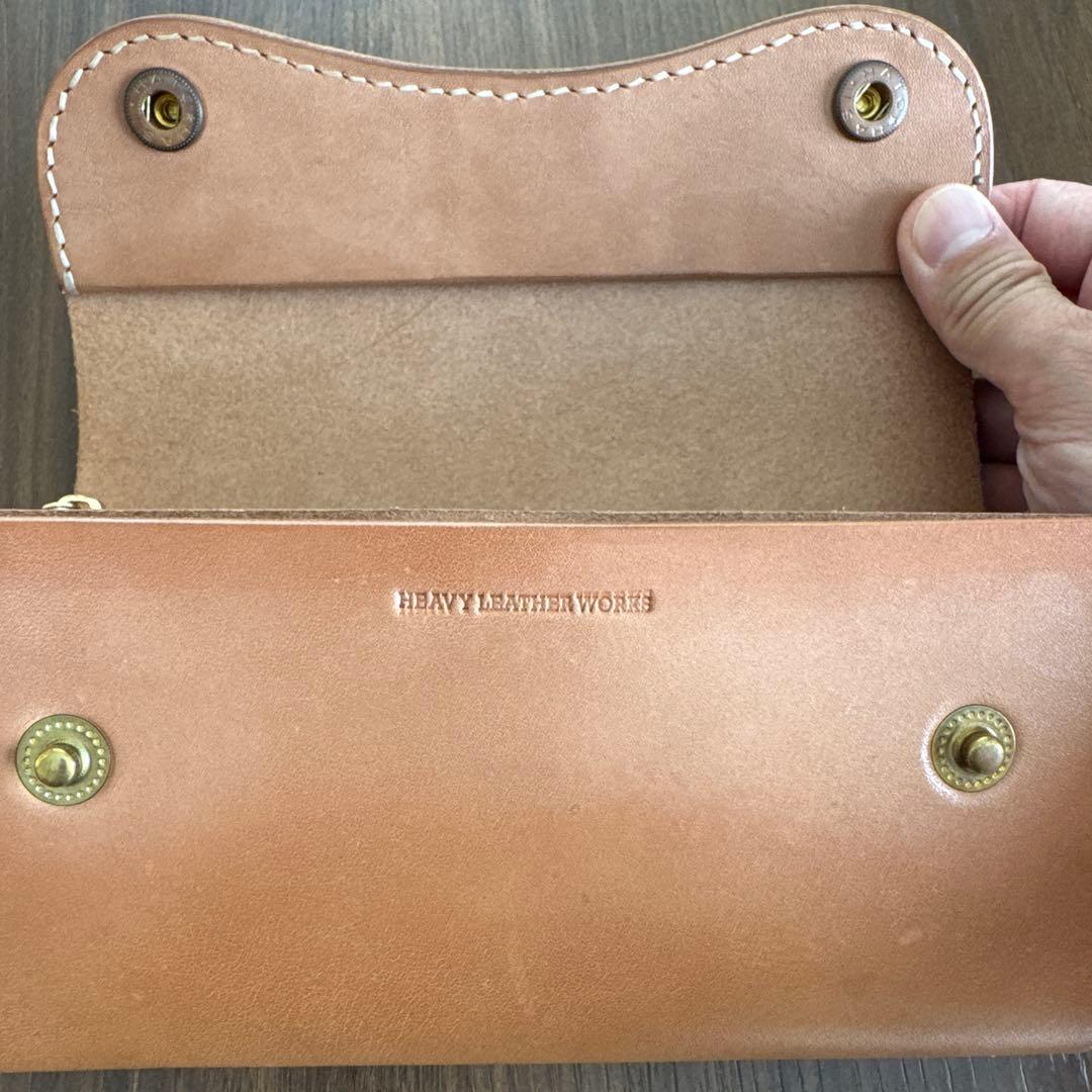 栃木レザー ナチュラルレザー 長財布